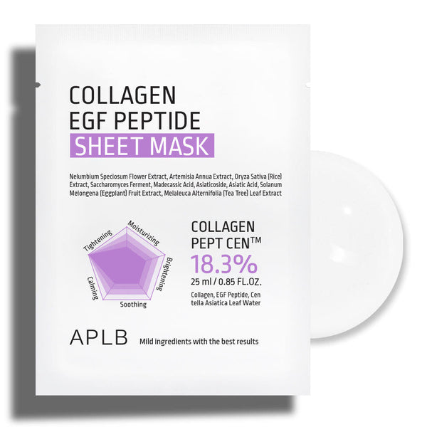 APLB Collagen EGF Peptide Sheet Mask 25ml X 10ea 2