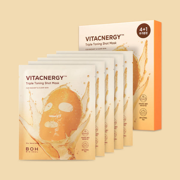 [BIO HEAL BOH] VITACNERGY Triple Toning Shot Mask 23g X (4+1)ea 3