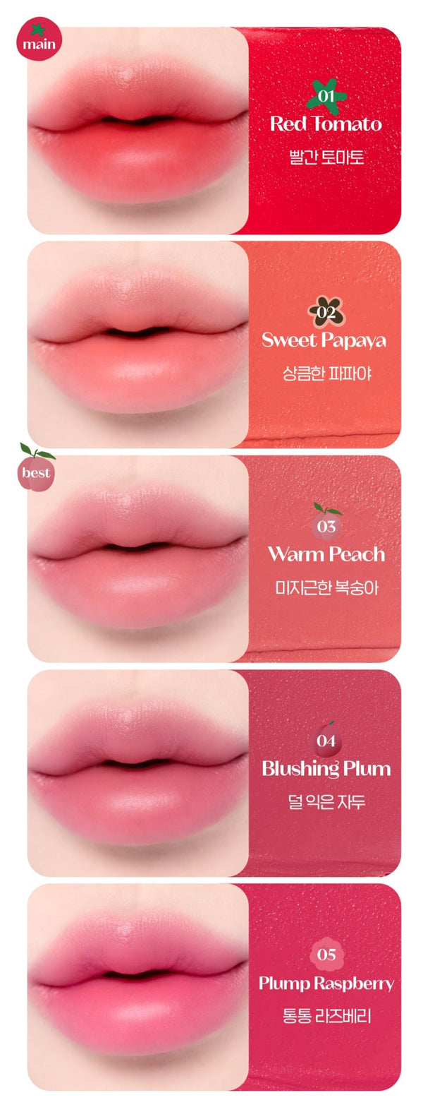 ETUDE Fruity Lip & Cheek Blur Balm 2.3g 3