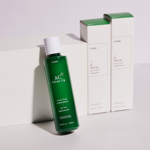 ETUDE AC Clean Up Facial Fluid 180ml 3