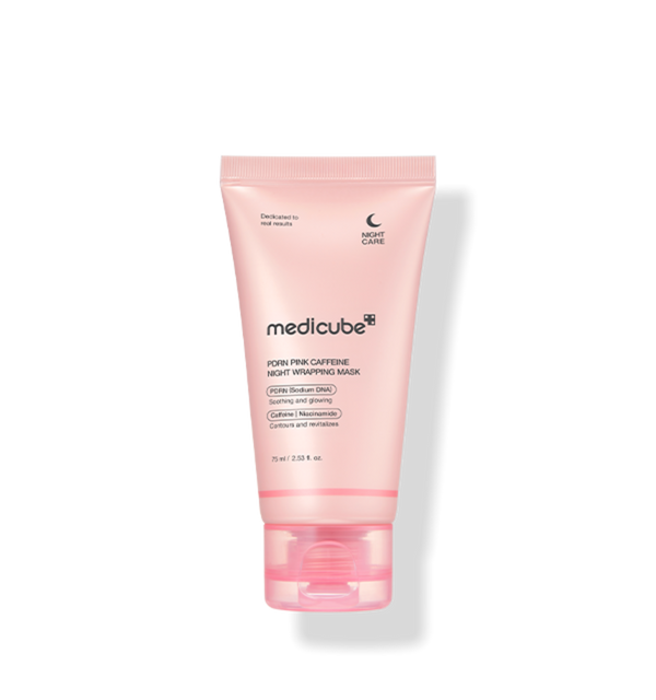 medicube PDRN Pink Caffeine Night Wrapping Mask 75ml 2