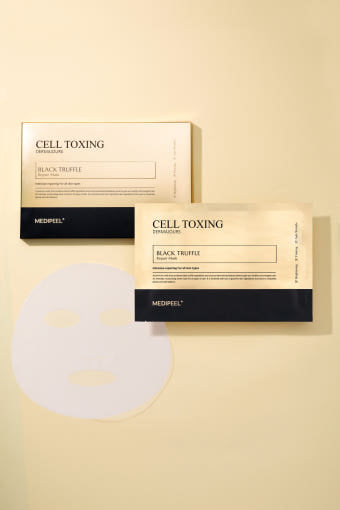 MEDIPEEL Cell Toxing Dermajours Black Truffle Repair Mask 30ml X 5ea 3