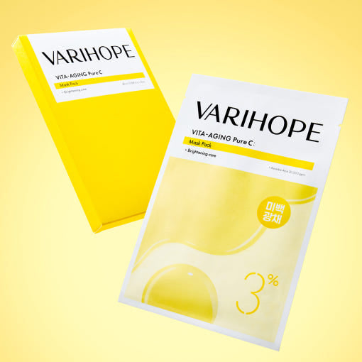 VARIHOPE VITA-AGING Pure C Mask Pack 25ml X 5ea 3