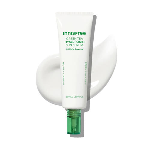 innisfree Green tea Hyaluronic Sun Serum SPF50+ PA++++ 50ml