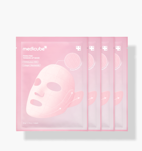 medicube PDRN PINK TENSION UP MASK SET 34g X 4ea 2