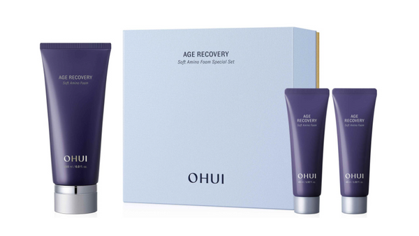 O HUI Age Recovery Soft Amino Foam Special Set (180ml+45mlx2ea) 2