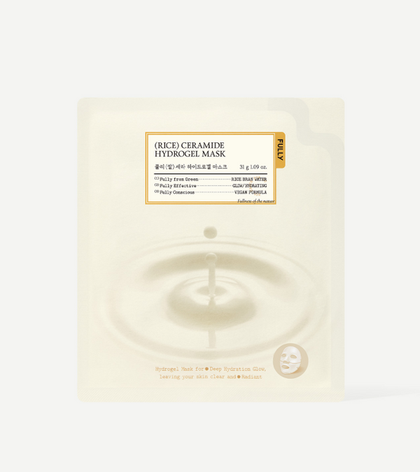 FULLY RICE CERAMIDE HYDROGEL MASK 31g X 4ea
