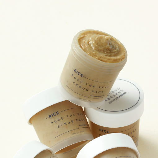 [THANK YOU FARMER] Rice Pure The Real Scrub Pack 100ml 3