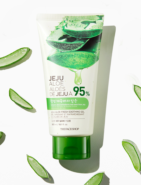 [THE FACE SHOP] Jeju Aloe Fresh Soothing Gel 300ml (Tube) 3