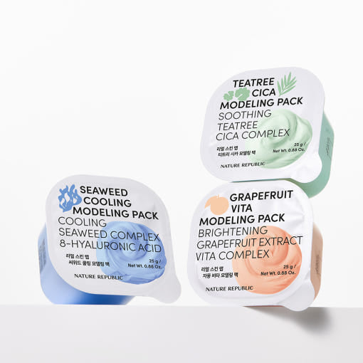 [NATURE REPUBLIC] REAL SKIN LAB MODELING PACK 25g (3TYPE) 3