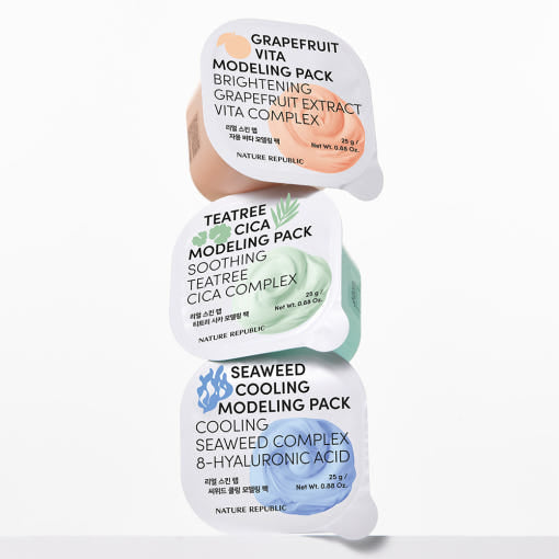 [NATURE REPUBLIC] REAL SKIN LAB MODELING PACK 25g (3TYPE) 2