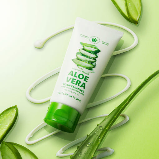 [NATURE REPUBLIC] Soothing & Moisture Aloe Vera Foam Cleanser 150m 3