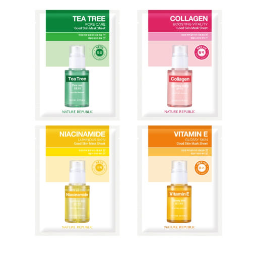 [NATURE REPUBLIC] Good Skin Mask Sheet 24g X 10ea (4type)