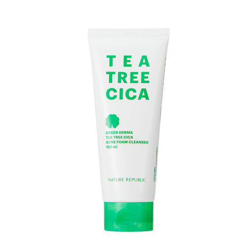 [NATURE REPUBLIC] Green Derma Tea Tree Cica Acne Foam Cleanser 150ml 2