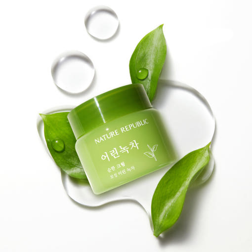 [NATURE REPUBLIC] Mild Green Tea Cream 55ml 3