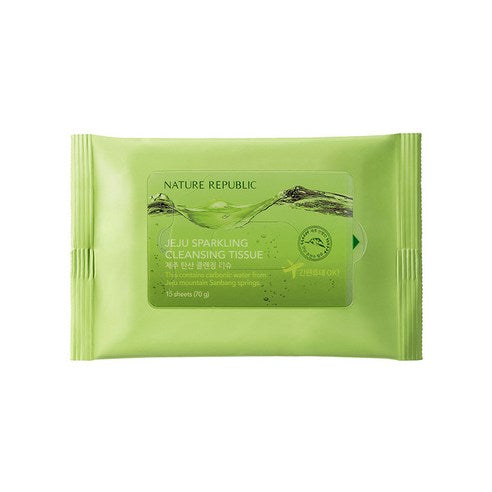 [NATURE REPUBLIC] Jeju Sparkling Cleansing Tissue 70g/15ea 2