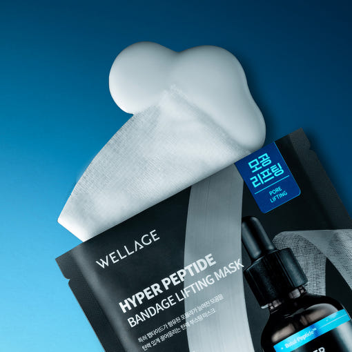 WELLAGE Hyper Peptide Bandage Lifting Mask 25ml X 5ea 3