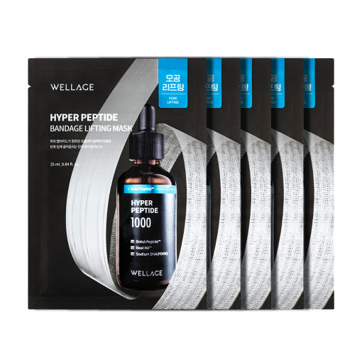 WELLAGE Hyper Peptide Bandage Lifting Mask 25ml X 5ea 4