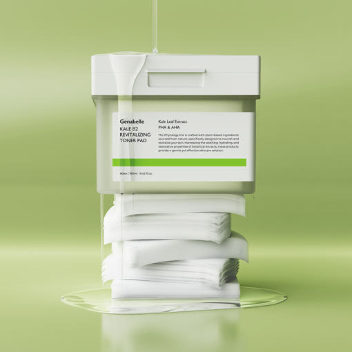 Genabelle Kale 82 Revitalizing Toner Pad 190ml/60ea 3