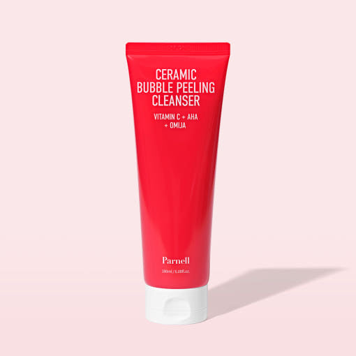 Parnell AHA Omija Ceramic Bubble Peeling Cleanser 180ml