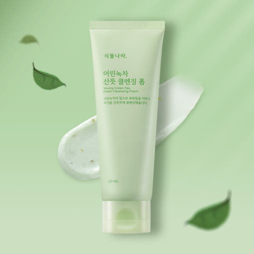 Shingmulnara Young Green Tea Fresh Cleansing Foam 120ml+120ml 3
