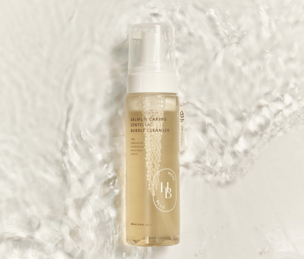 HEVEBLUE Salmon Caring Centella Bubble Cleanser 200ml 4