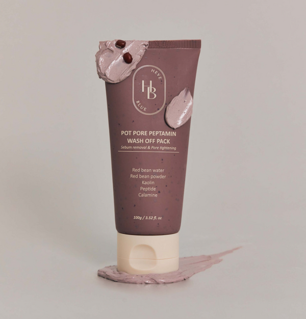 HEVEBLUE Pot Pore Peptamin Wash Off Pack 100g 3
