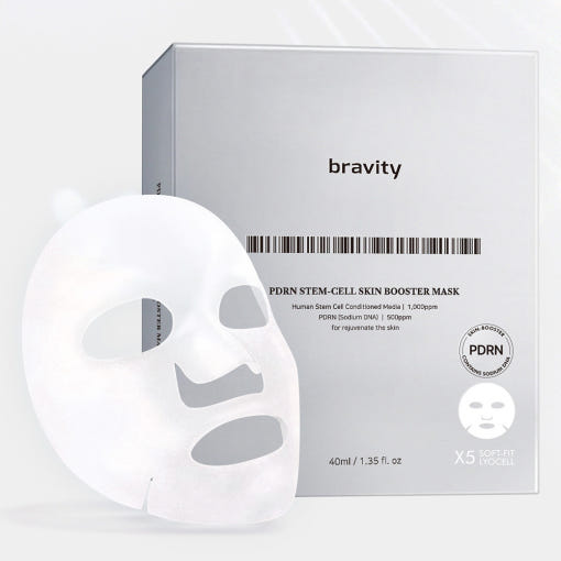 bravity PDRN Stem Cell Skin Booster Mask 40ml X 5ea 2