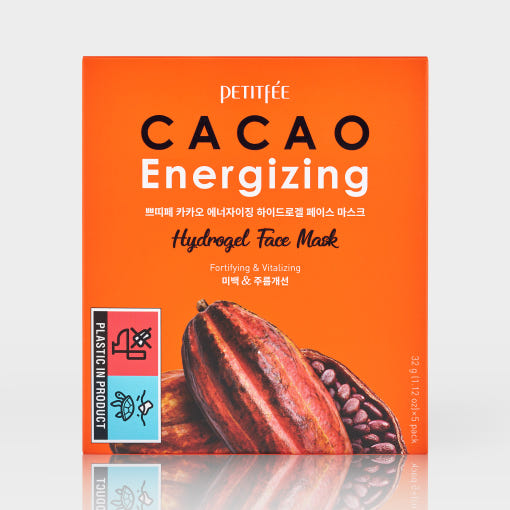 PETITFEE CACAO Energizing Hydrogel Face Mask 32g X 5ea 2