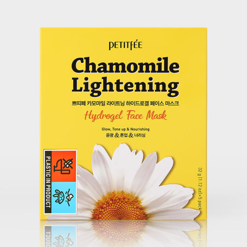 PETITFEE Chamomile Lightening Hydrogel Face Mask 32g X 5ea 2