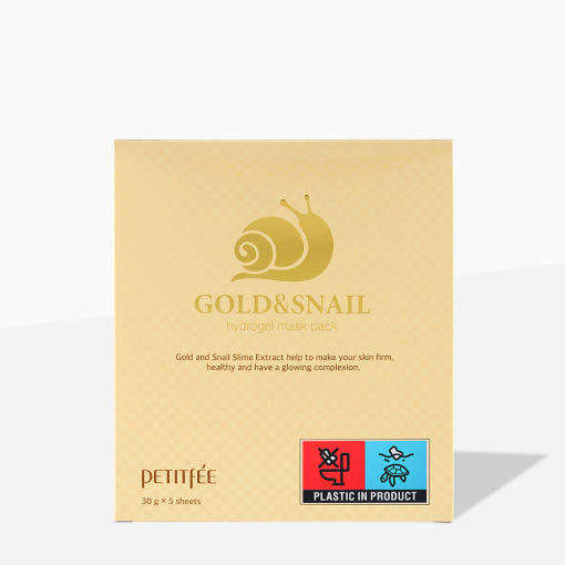 PETITFEE GOLD & SNAIL Hydrogel Mask Pack 30g X 5ea 3