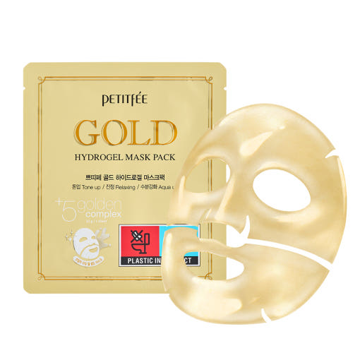PETITFEE Gold Hydrogel Mask Pack 32g X 5ea 3