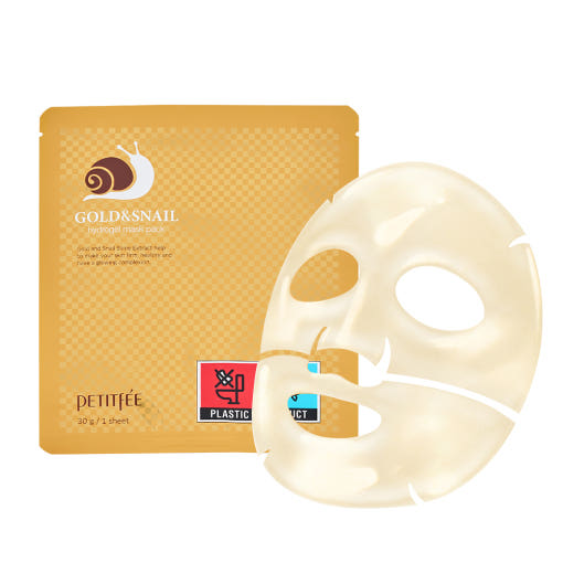 PETITFEE GOLD & SNAIL Hydrogel Mask Pack 30g X 5ea 2